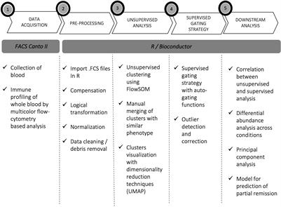Combined unsupervised and semi-automated supervised analysis of flow cytometry data reveals cellular fingerprint associated with newly diagnosed pediatric type 1 diabetes